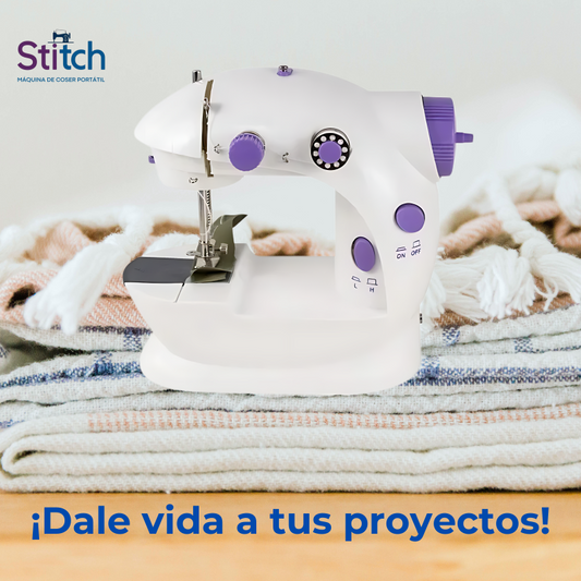 Stitch, tu mini máquina de coser portátil