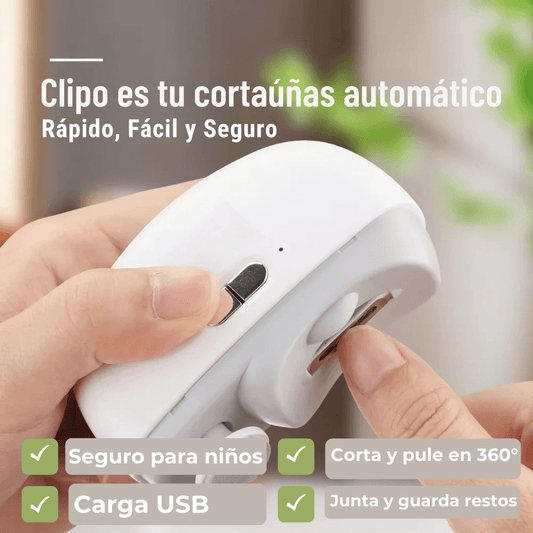 Clipo, Cortaúñas Eléctrico Inalámbrico🖐🏼👣