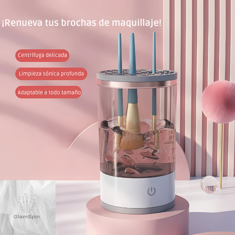 GlamSpin, limpieza profunda para tus brochas de maquillaje